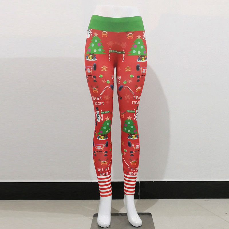 SZ60234 santa christmas leggings